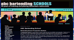 Desktop Screenshot of abcbartending.com