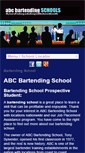 Mobile Screenshot of abcbartending.com